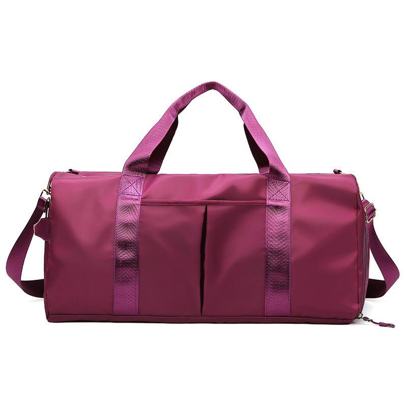 Multifunction Nylon Secret Storage Yoga Gym Large Duffel Bag Unisex Travel Waterproof Casual Beach Exercise Luggage Bags 15 Colors